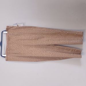 Josephine Chaus Woman Gold Leaf Straight Leg Pants 22